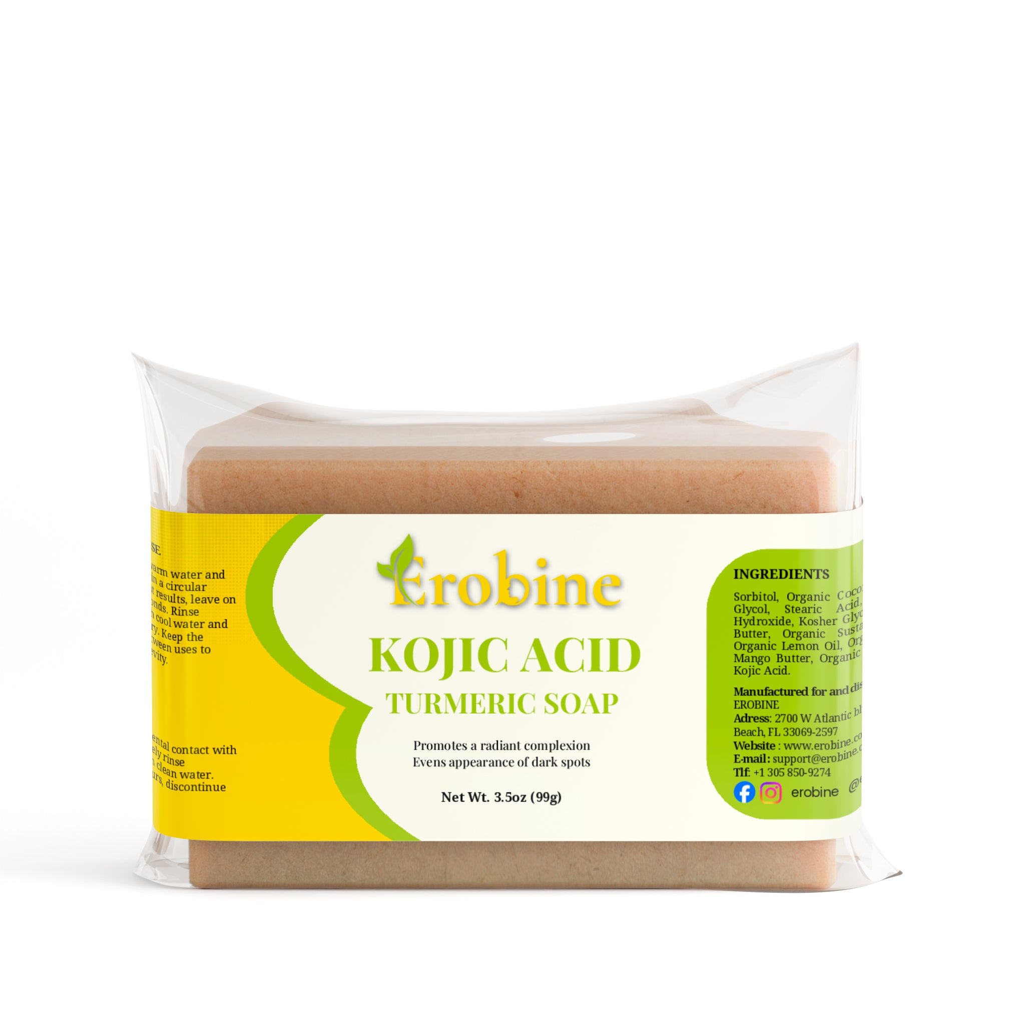 Kojic Acid Turmeric Soap – Brighten & Purify Naturally